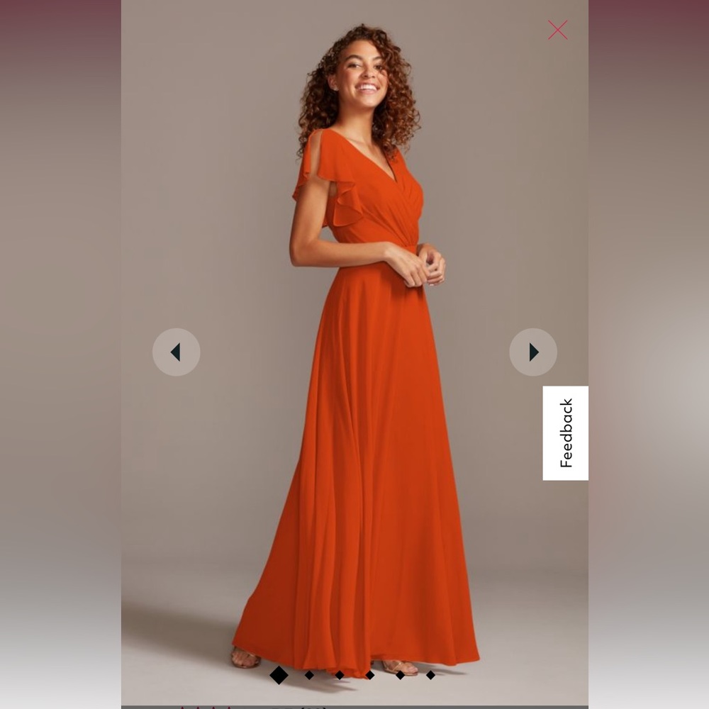 David’s Bridal: Bridesmaids Dress F20065 NAVY